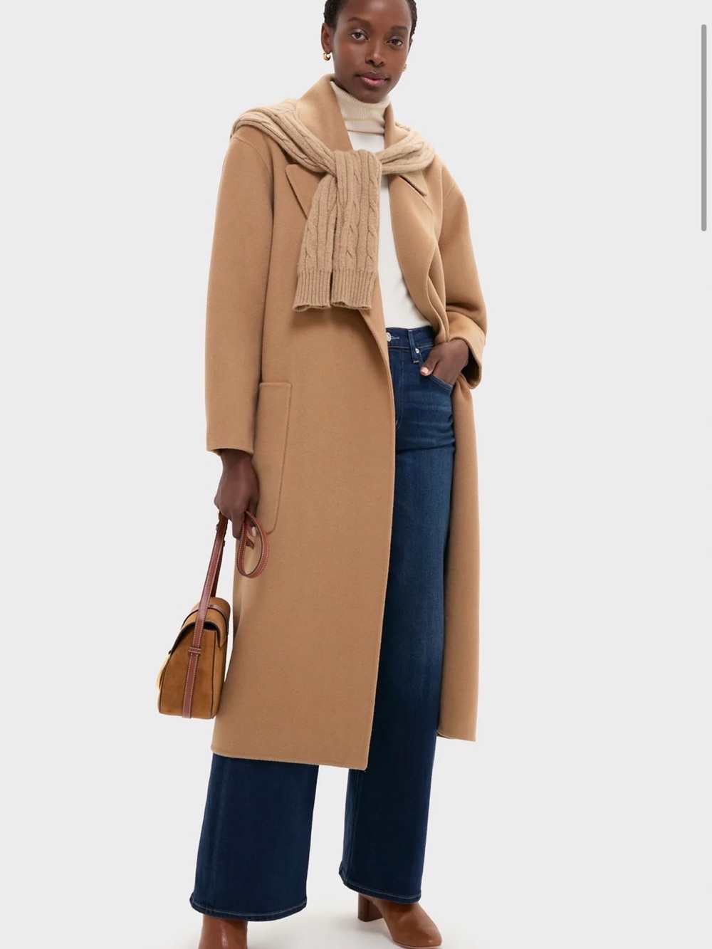 Tuckernuck Camel Wool Trinity Coat NWT Small S No Belt- As Shown $448